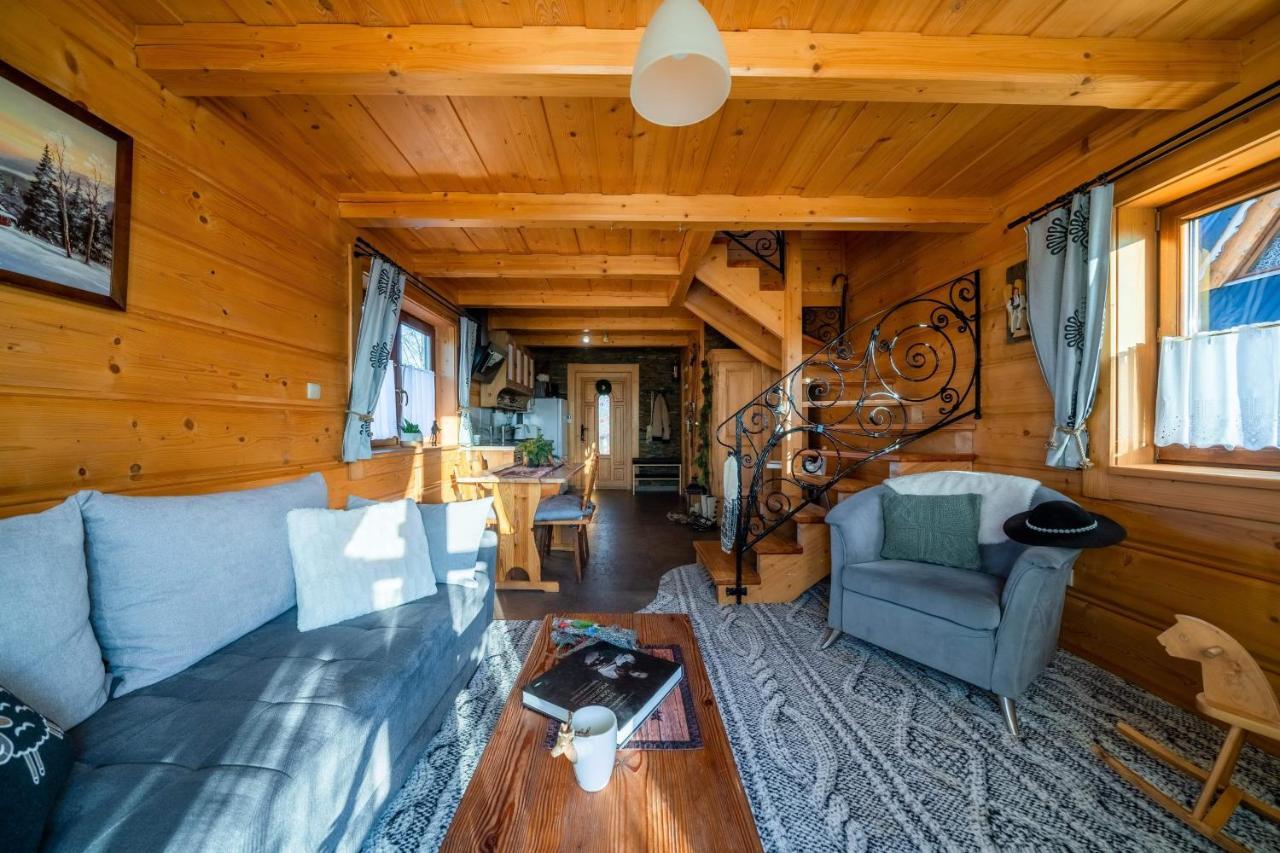 Domki Widokowe Wooden Luxury Chalet & Jacuzzi 자브 외부 사진