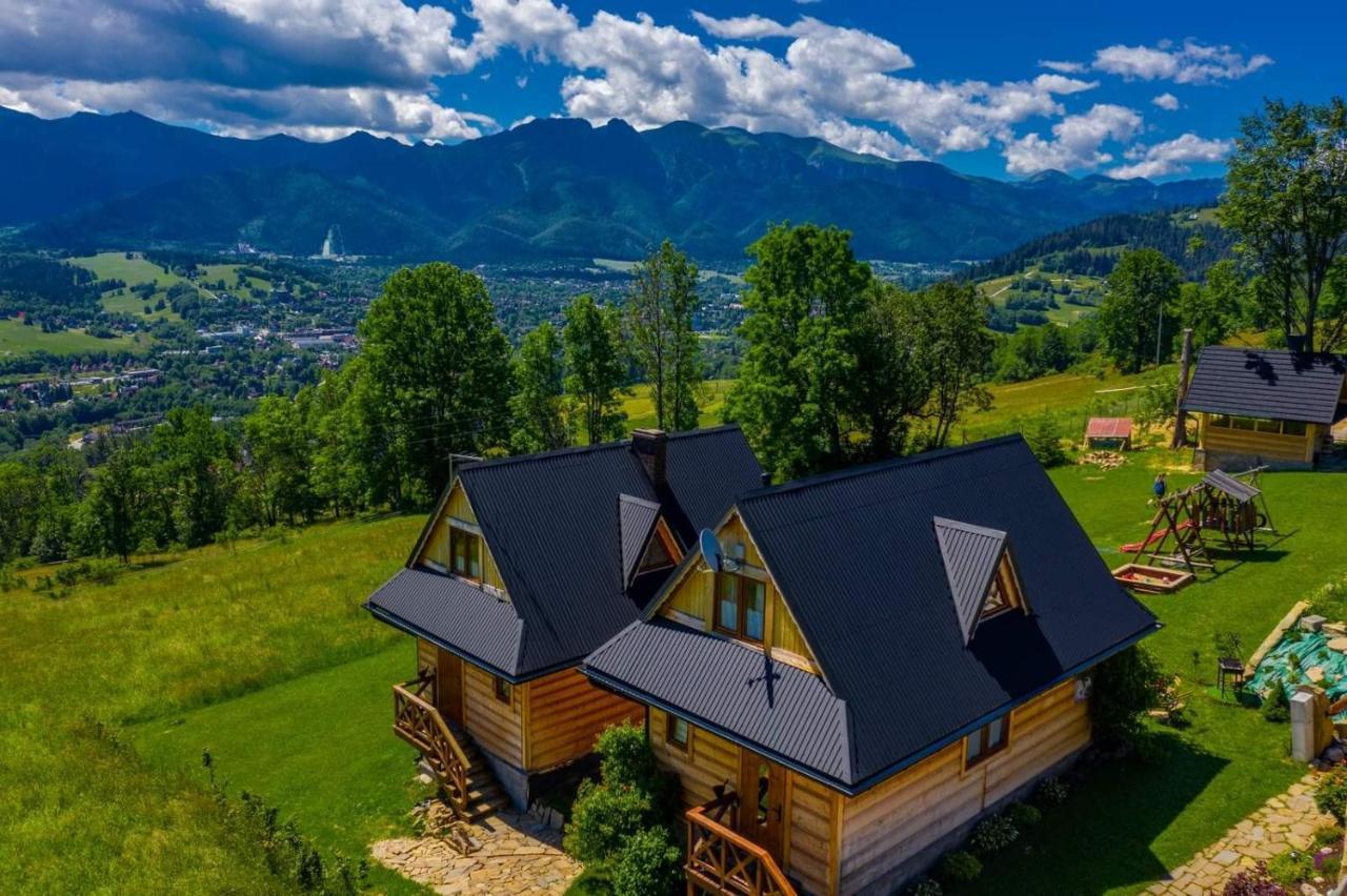Domki Widokowe Wooden Luxury Chalet & Jacuzzi 자브 외부 사진