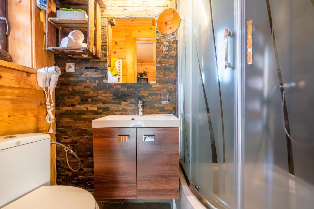 Domki Widokowe Wooden Luxury Chalet & Jacuzzi 자브 외부 사진