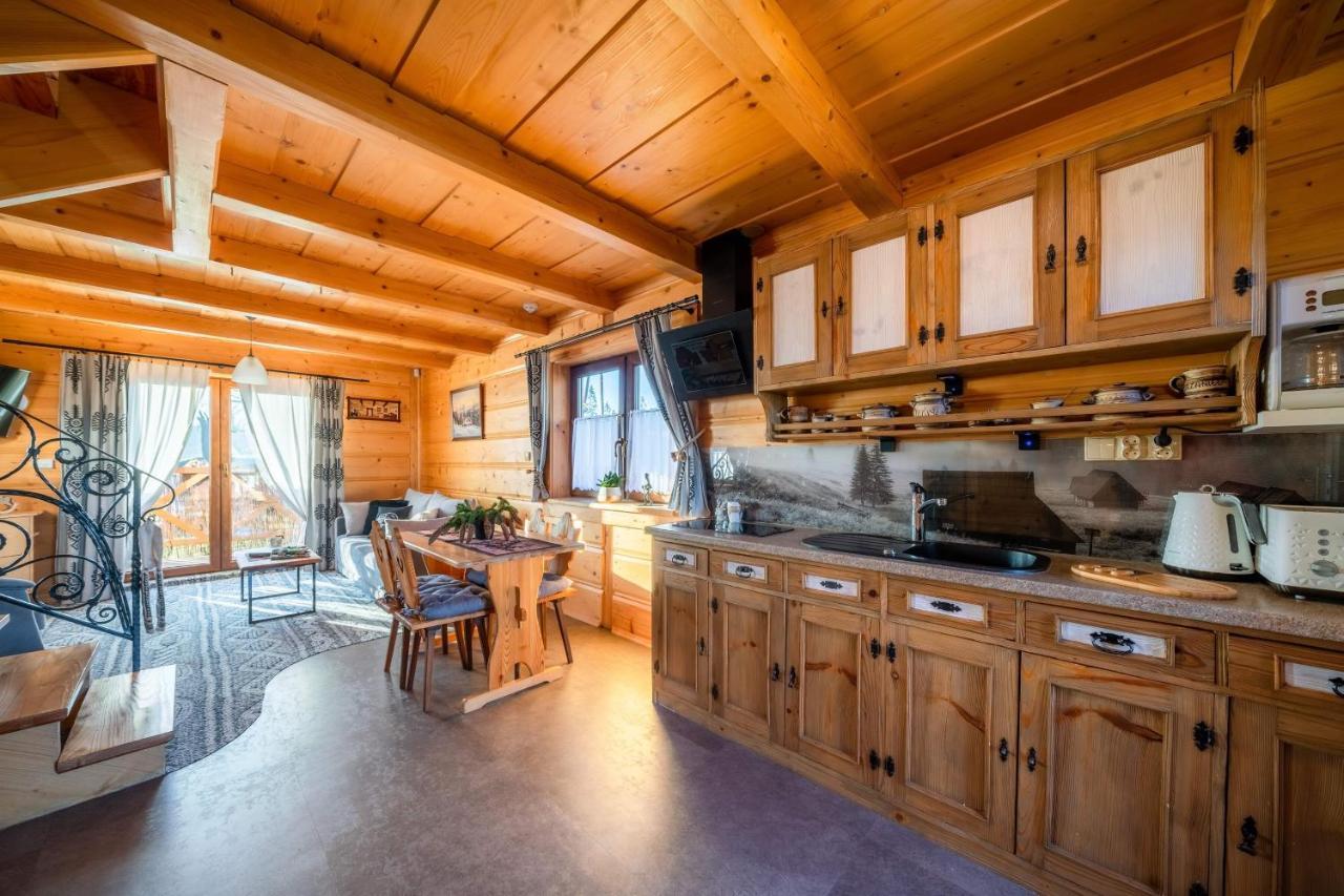 Domki Widokowe Wooden Luxury Chalet & Jacuzzi 자브 외부 사진