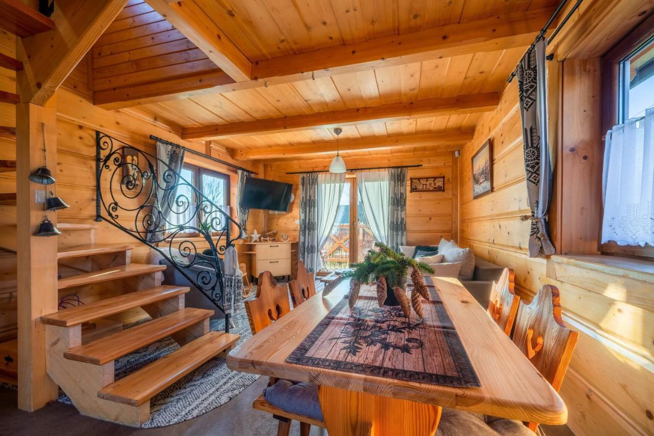 Domki Widokowe Wooden Luxury Chalet & Jacuzzi 자브 외부 사진
