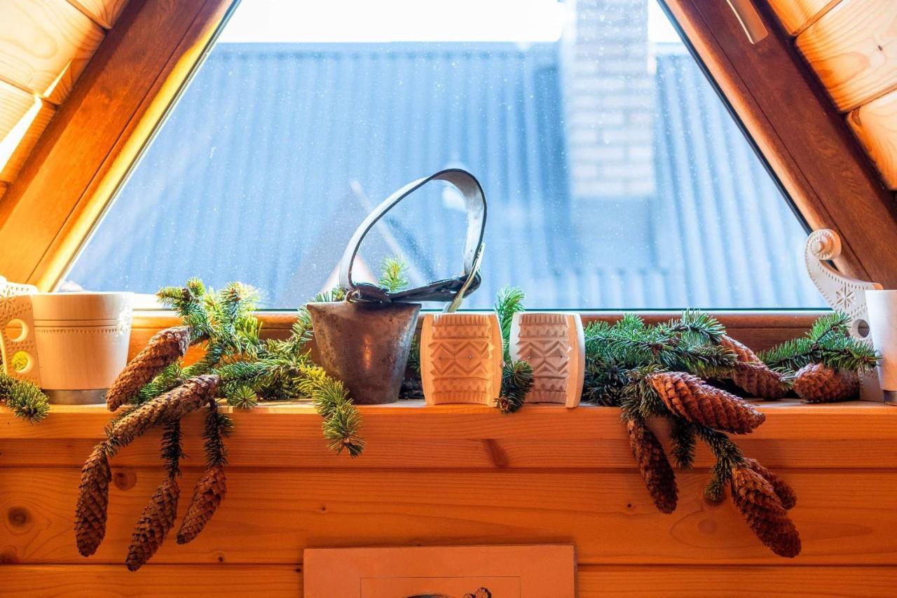Domki Widokowe Wooden Luxury Chalet & Jacuzzi 자브 외부 사진