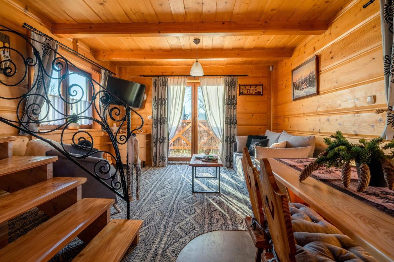 Domki Widokowe Wooden Luxury Chalet & Jacuzzi 자브 외부 사진