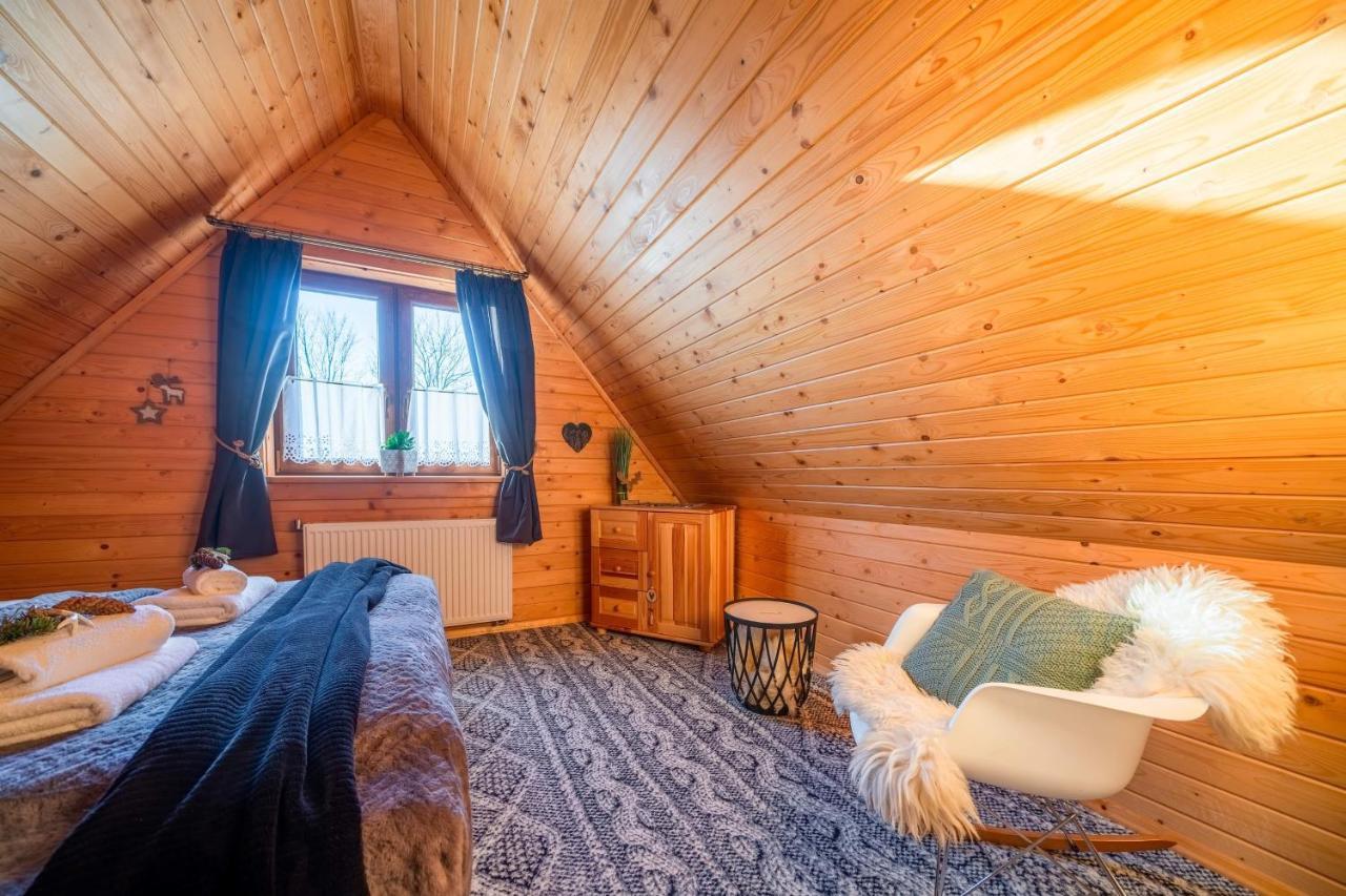Domki Widokowe Wooden Luxury Chalet & Jacuzzi 자브 외부 사진