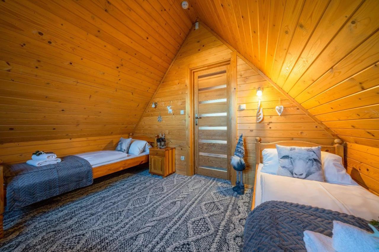 Domki Widokowe Wooden Luxury Chalet & Jacuzzi 자브 외부 사진
