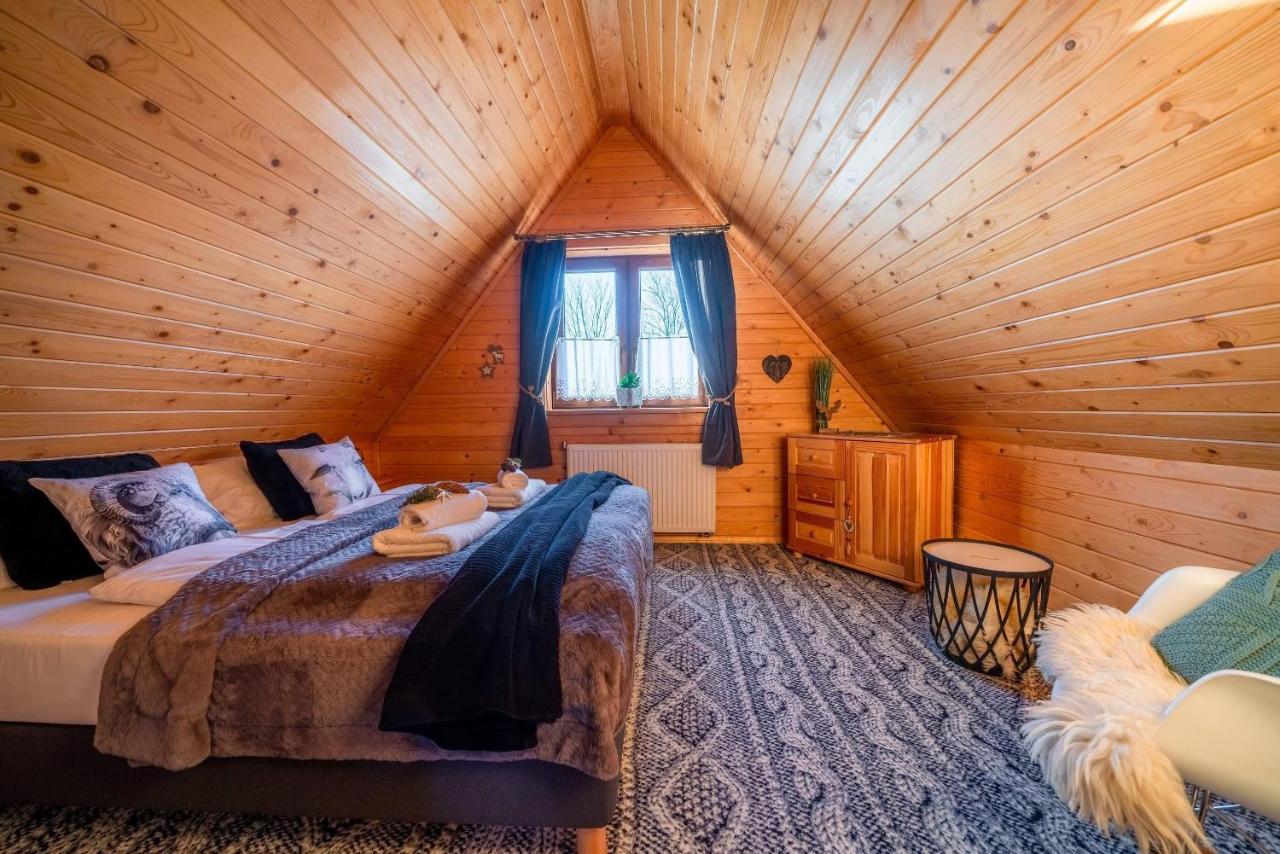 Domki Widokowe Wooden Luxury Chalet & Jacuzzi 자브 외부 사진