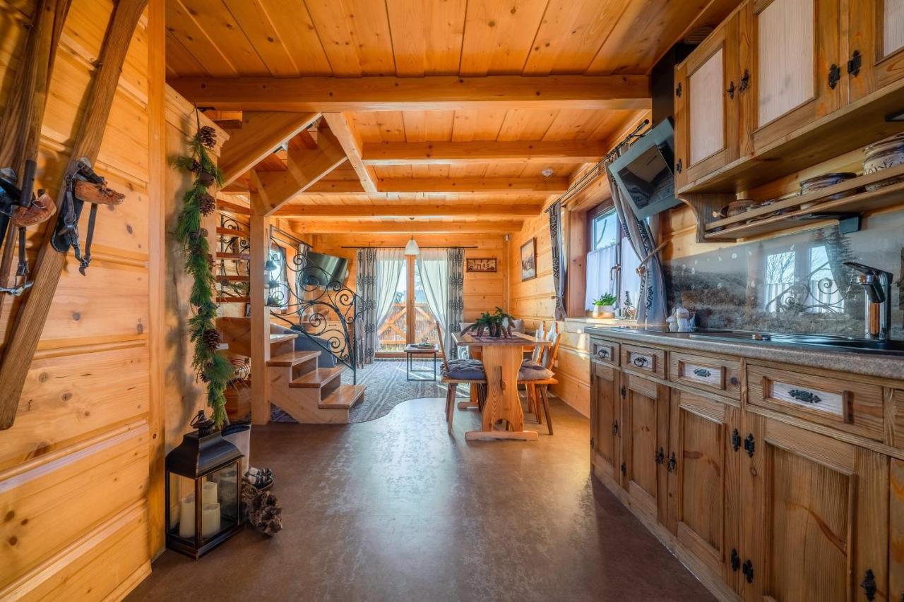 Domki Widokowe Wooden Luxury Chalet & Jacuzzi 자브 외부 사진