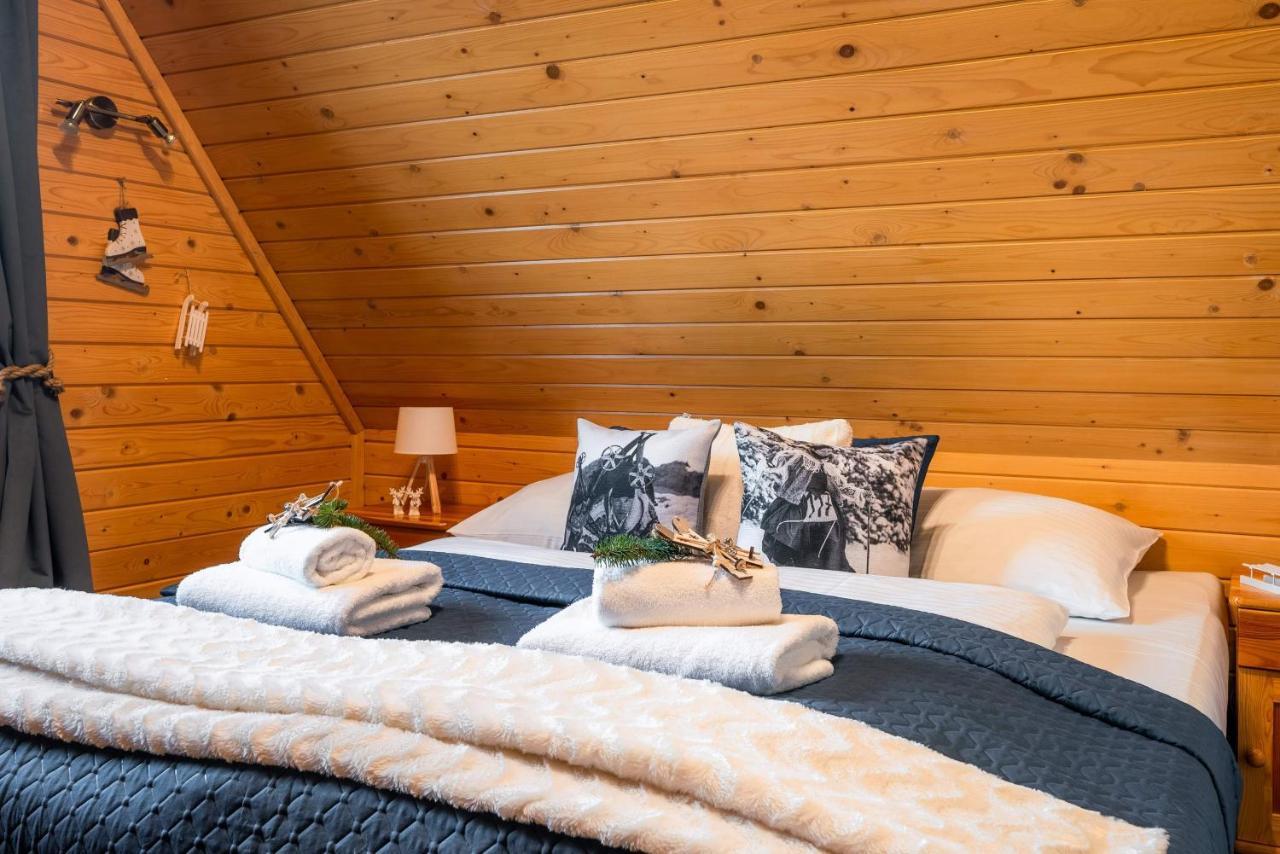 Domki Widokowe Wooden Luxury Chalet & Jacuzzi 자브 외부 사진