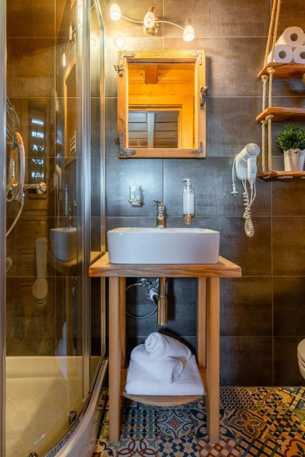 Domki Widokowe Wooden Luxury Chalet & Jacuzzi 자브 외부 사진