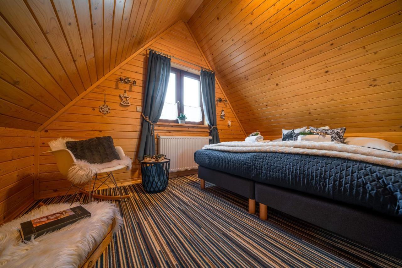 Domki Widokowe Wooden Luxury Chalet & Jacuzzi 자브 외부 사진
