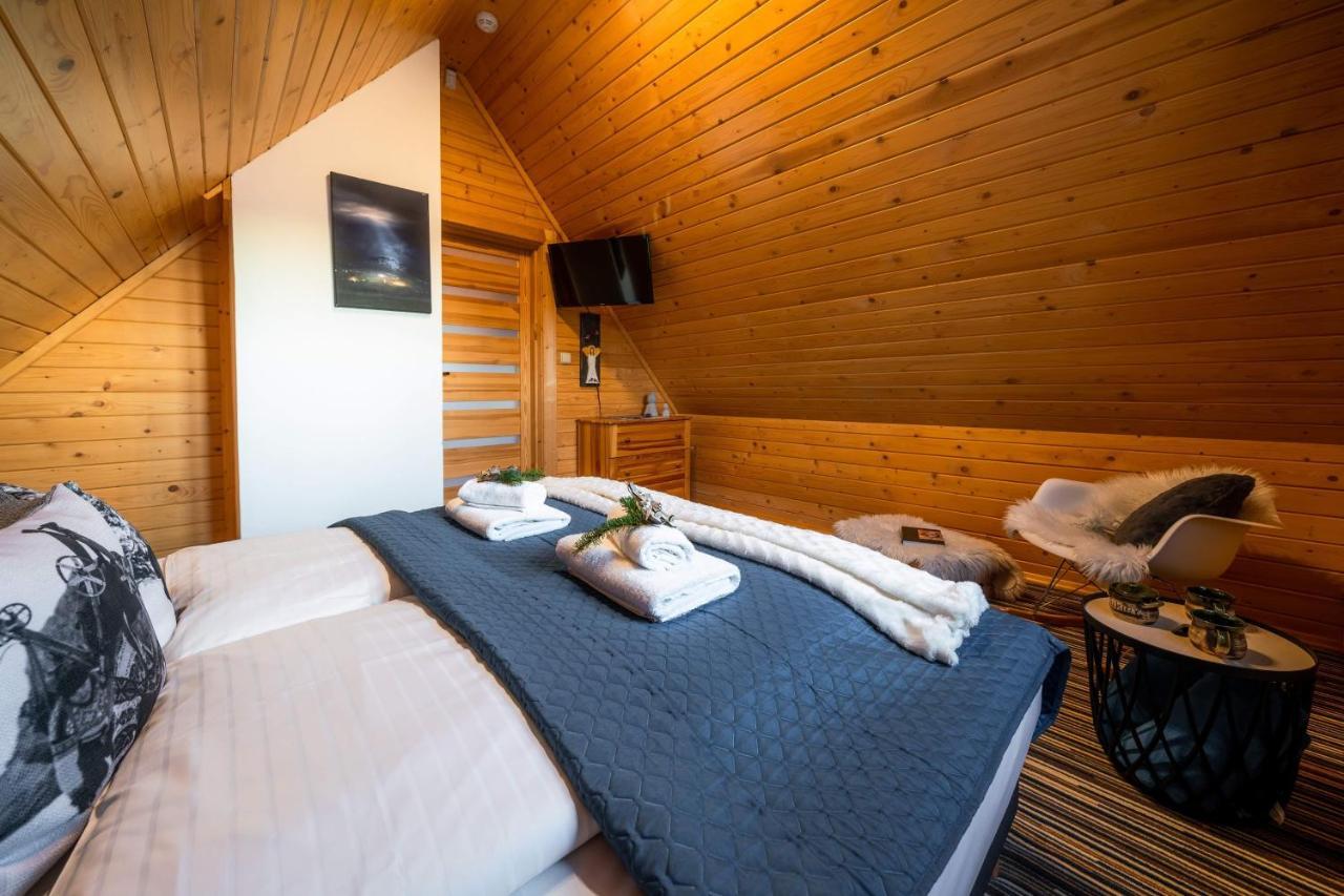 Domki Widokowe Wooden Luxury Chalet & Jacuzzi 자브 외부 사진