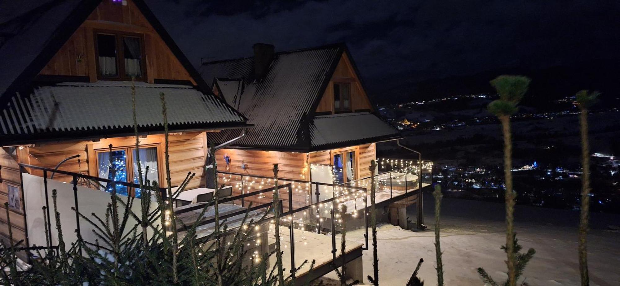 Domki Widokowe Wooden Luxury Chalet & Jacuzzi 자브 외부 사진